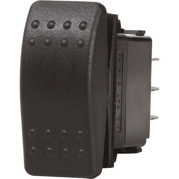 Blue Sea Systems Blue Sea 7930 Contura II Switch SPST Black - OFF-(ON) 7930 - main